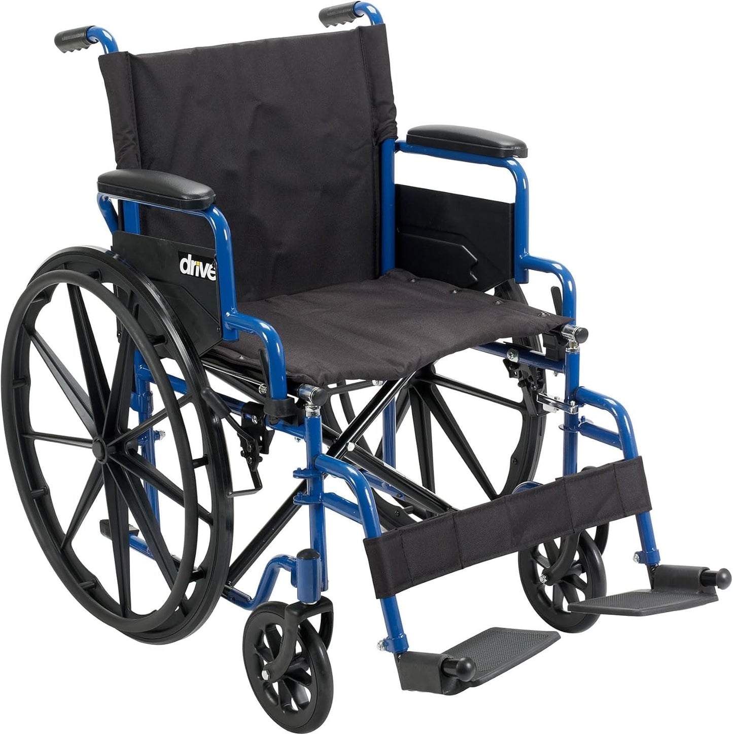 Blue Streak Wheelchair with Flip Back Desk Arms, Swing Away