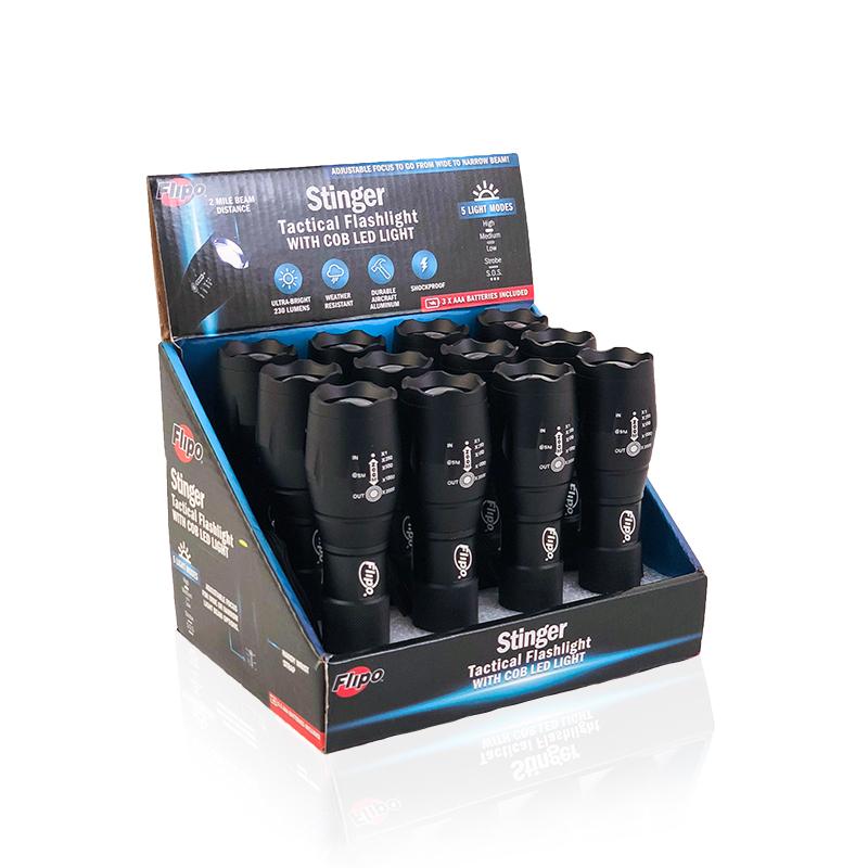 Stinger™ Tactical Security LED Flashlight 12 PC Display