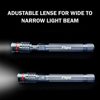 Flipo Stinger™ 4000 Lumen Tactical Flashlight 6 PC Display